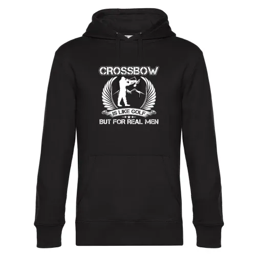 Armbrust Sport Für Echte Kerle Bogenschütze Hoodie Männer King Hooded