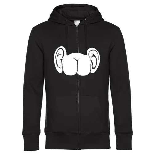 Arsch mit Ohren Männer Hoodie