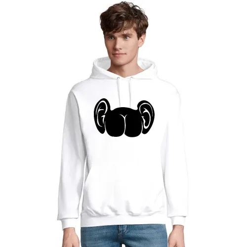 Arsch mit Ohren Männer Hoodie