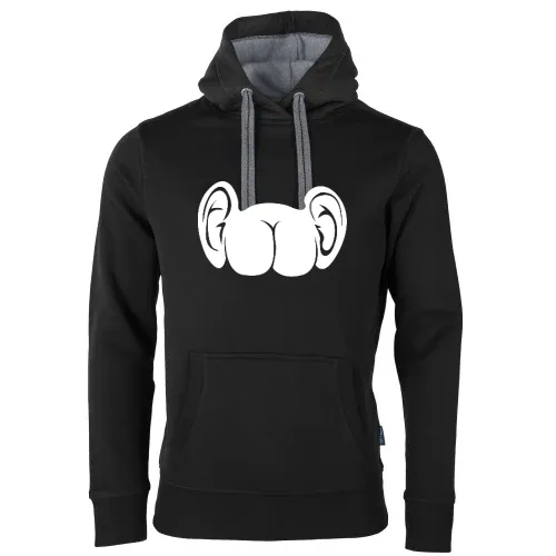 Arsch mit Ohren Männer Hoodie