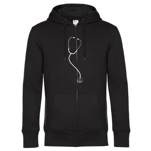 Arzt Stethoskop Männer Hoodie