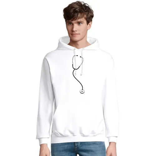 Arzt Stethoskop Männer Hoodie