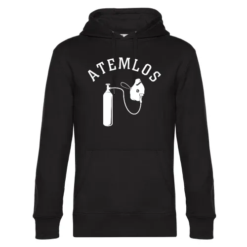 Atemlos Sauerstoffmaske Männer Hoodie