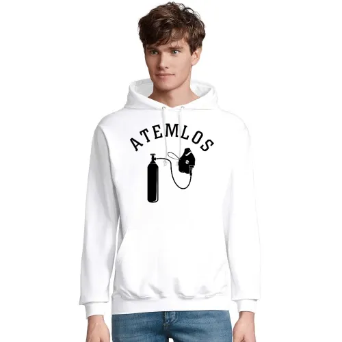 Atemlos Sauerstoffmaske Männer Hoodie