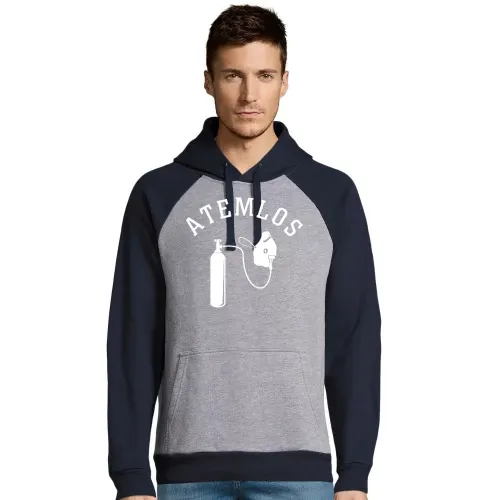 Atemlos Sauerstoffmaske Männer Hoodie