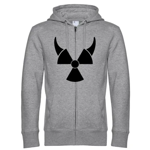 Atom Symbol mit Teufelshörner Männer Hoodie