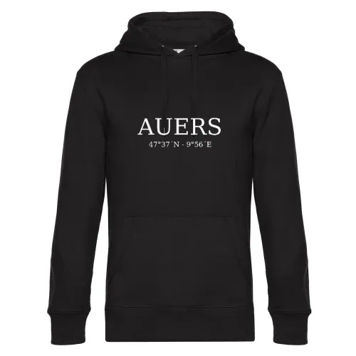 Auers Koordinaten Hoodie Männer King Hooded