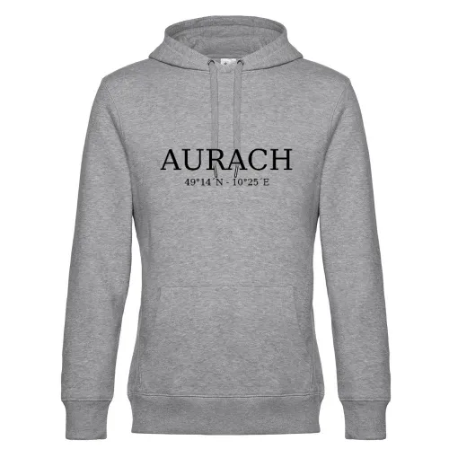 Aurach Koordinaten Hoodie Männer King Hooded