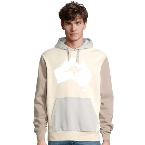 Australien mit Känguru Männer Hoodie