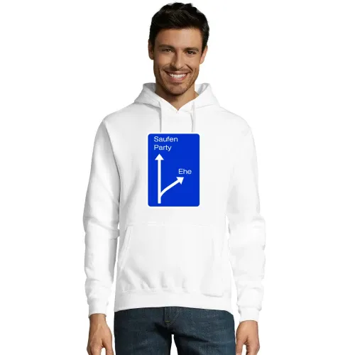 Autobahnschild zur Ehe Hoodie