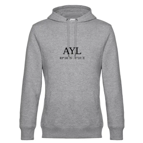 Ayl Koordinaten Hoodie Männer King Hooded