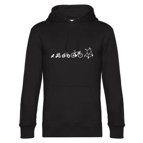 Baby Dreirad Stuetzrad Rennrad Rollator Evolution Männer Hoodie