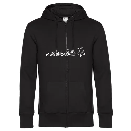 Baby Dreirad Stuetzrad Rennrad Rollator Evolution Männer Hoodie