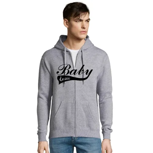 Baby inside Männer Hoodie