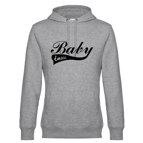 Baby inside Männer Hoodie