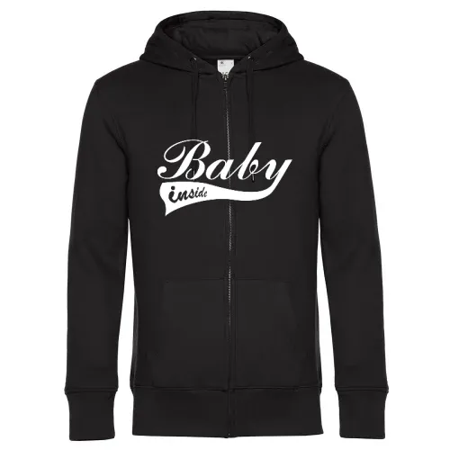 Baby inside Männer Hoodie