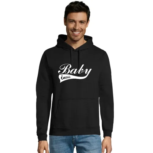 Baby inside Männer Hoodie