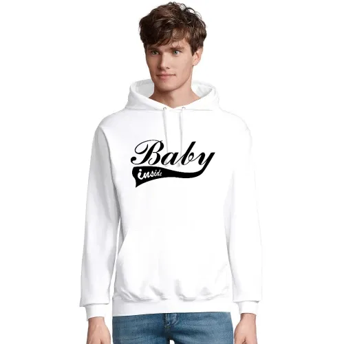 Baby inside Männer Hoodie