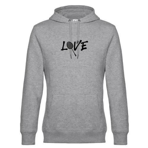 Badminton Love Federball Badmintonspieler Hoodie Männer King Hooded