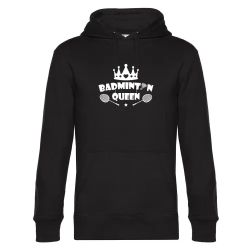 Badminton Queen Federball Badmintonspielerin Hoodie Männer King Hooded