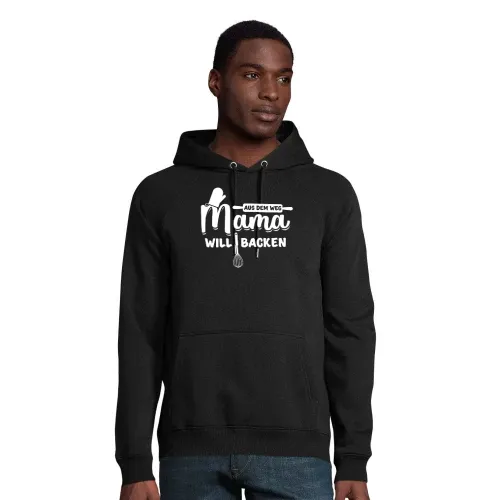 Bäcker Mutti - Aus Dem Weg Mama Will Backen Hoodie Männer Stellar Bio