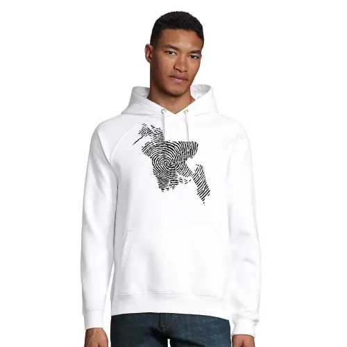 Bangladesch Fingerabdruck Hoodie Männer Stellar Bio