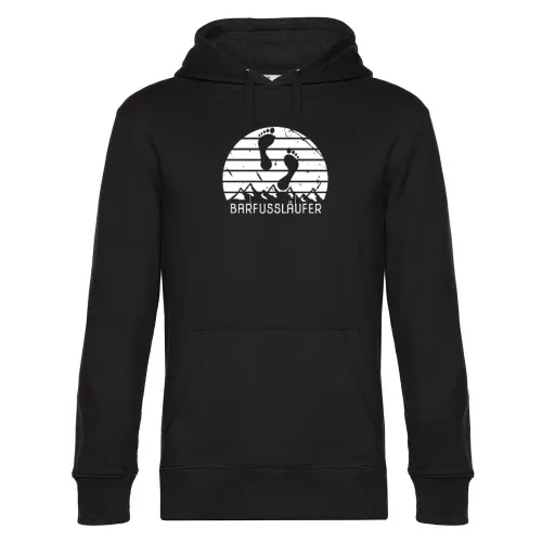 Barfussläufer Barfuss Retro Barfuß Berge Vintage Männer Hoodie