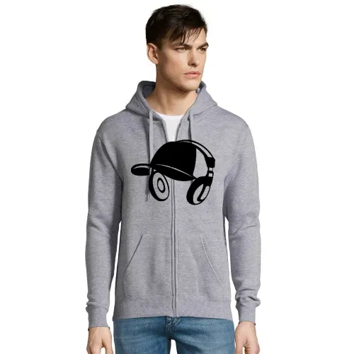 Basecap mit Kopfhörer Männer Hoodie