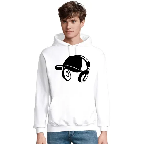 Basecap mit Kopfhörer Männer Hoodie