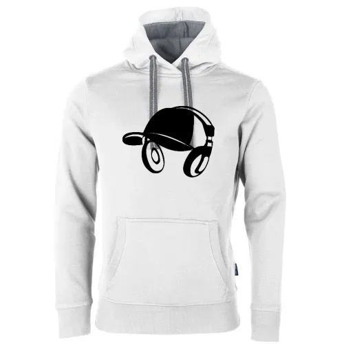 Basecap mit Kopfhörer Männer Hoodie