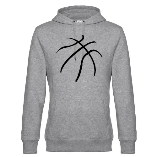 Basketball Striche Männer Hoodie
