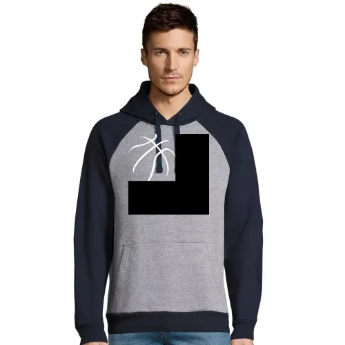 Basketball Striche Männer Hoodie
