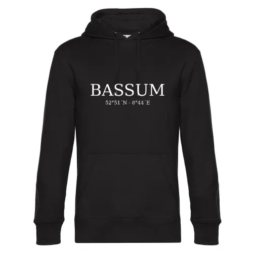 Bassum Koordinaten Hoodie Männer King Hooded