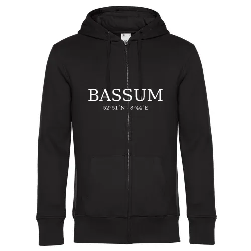 Bassum Koordinaten Hoodie Männer King Zipped
