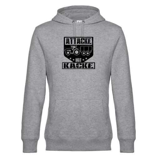 Bauer Landwirt Feldarbeit Gülle Attacke Mit Kacke Männer Hoodie