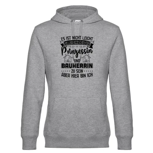 Bauherrin Prinzessin Traumhaus Eigenheim Hausbau Hoodie Männer King Hooded