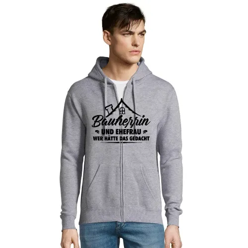 Bauherrin und Ehefrau Wer Hätte Das Gedacht Geschenk Männer Hoodie
