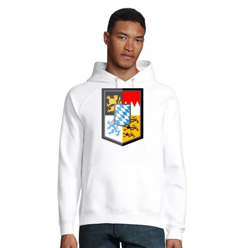Bayern Wappen E-Style Hoodie Männer Stellar Bio