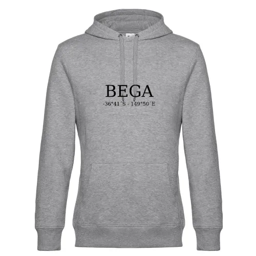 Bega Koordinaten Hoodie Männer King Hooded