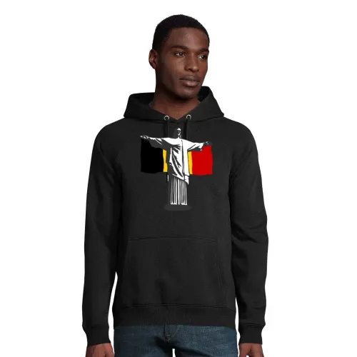 Belgien Jesus in Rio Shirt Hoodie Männer Stellar Bio