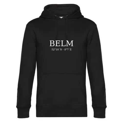 Belm Koordinaten Hoodie Männer King Hooded