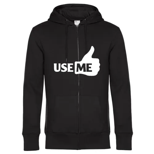 benutz mich mit like Daumen Männer Hoodie