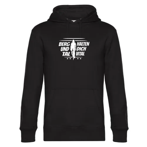 Berg und Tal Halten Dich Vital Anti Ebike Spruch Hoodie Männer King Hooded