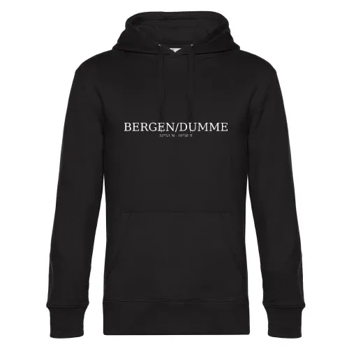 Bergen/dumme Koordinaten Hoodie Männer King Hooded