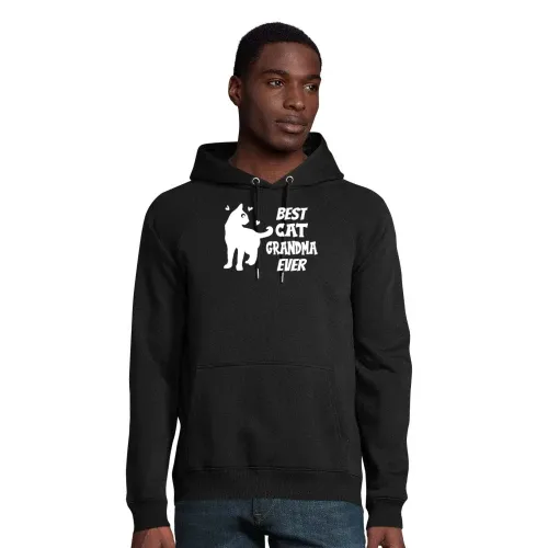 Best Cat Grandma Ever Oma liebt Katzen Hoodie Männer Stellar Bio