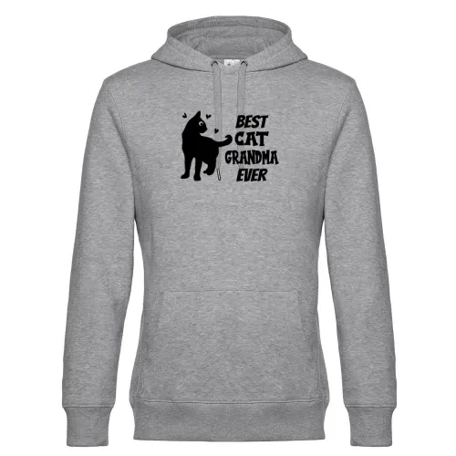Best Cat Grandma Ever Oma liebt Katzen Hoodie Männer King Hooded