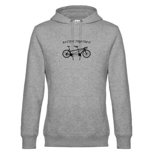 Better Together Tandem Bicycle Männer Hoodie