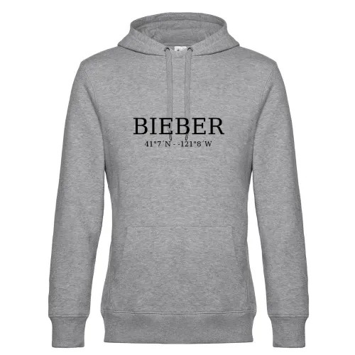 Bieber Koordinaten Hoodie Männer King Hooded