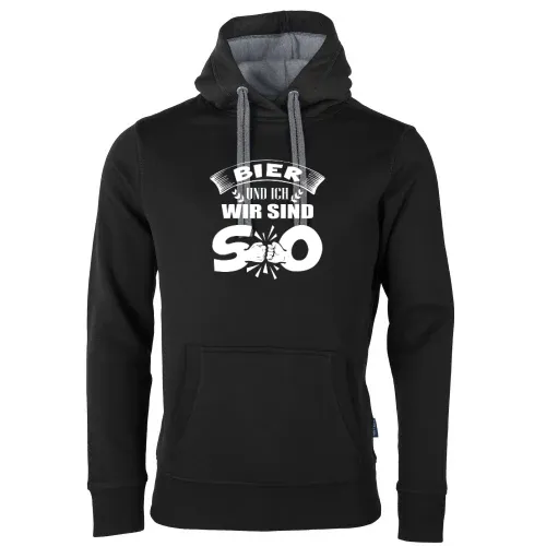 Bier und Ich Wir Sind SO Bierzelt Bierfest Dorffest Männer Hoodie