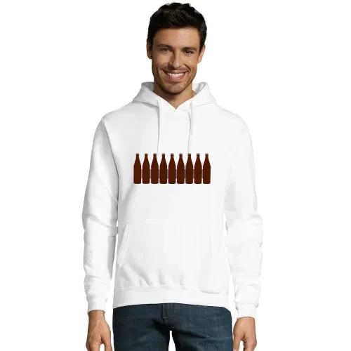 Bierflaschen Shirt Hoodie Männer Snake